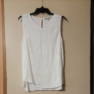 Elegant White Sleeveless Top